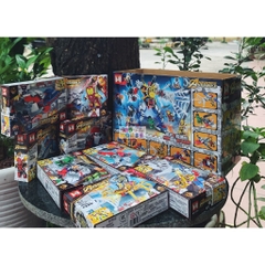 Bộ xếp hình ninja rồng huyền thoại, siêu anh hùng, đồ chơi lắp ghép siêu nhân, xếp hình ninja nhiều kích cỡ cho bé