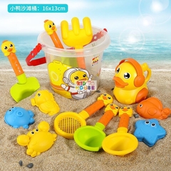 Bộ đồ chơi xúc cát hạt muồng, xuồng xúc cát đi biển, bộ đồ làm vườn cho bé
