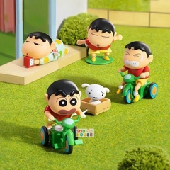 (Không cót) Blindbox shin cậu bé bút chì, đồ chơi mô hình nhân vật cậu bé bút chì trưng bày