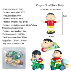 (Không cót) Blindbox shin cậu bé bút chì, đồ chơi mô hình nhân vật cậu bé bút chì trưng bày