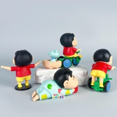 (Không cót) Blindbox shin cậu bé bút chì, đồ chơi mô hình nhân vật cậu bé bút chì trưng bày