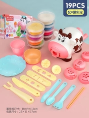 Đất nặn an toàn, Bộ đồ chơi máy làm kem, máy làm mỳ bằng đất nặn cao cấp, bộ đồ chơi đất nặn tạo hình chữ, động vật