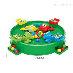 Bộ đồ chơi ếch ăn bi vui nhộn, ếch ăn kẹo cỡ to, trò chơi giải trí hungry frogs