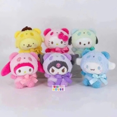 Móc khóa gấu bông kuromi, capybara, babythree xinh xắn treo balo túi xách, móc khóa nhân vật dễ thương
