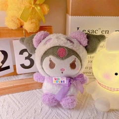 Móc khóa gấu bông kuromi, capybara, babythree xinh xắn treo balo túi xách, móc khóa nhân vật dễ thương