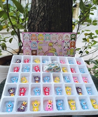 Hộp quà bất ngờ 40 chi tiết Kuromi, Capybara, Labubu, đồ chơi hidden box hộp quà bí mật Kuromi kèm móc khóa