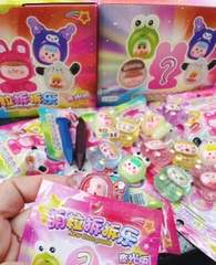 (Size 3,5-4cm) Hộp 32 túi mù kuromi, capybara, labubu dễ thương cho bé, túi mù theo chủ đề có thể tái sử dụng nhiều lần