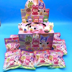 (Size 3,5-4cm) Hộp 32 túi mù kuromi, capybara, labubu dễ thương cho bé, túi mù theo chủ đề có thể tái sử dụng nhiều lần