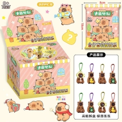 (Size 3,5-4cm) Hộp 32 túi mù kuromi, capybara, labubu dễ thương cho bé, túi mù theo chủ đề có thể tái sử dụng nhiều lần