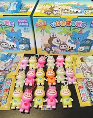 (Size 3,5-4cm) Hộp 32 túi mù kuromi, capybara, labubu dễ thương cho bé, túi mù theo chủ đề có thể tái sử dụng nhiều lần