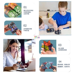 Khối rubik 3D magic cube biến thể, Đồ chơi rubik biến thể 3D thay đổi hình dạng độc đáo phát triển trí sáng tạo cho trẻ