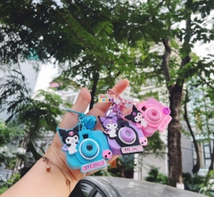Móc khóa máy ảnh đồ chơi mini, chiếu hình các nhân vật hoạt hình sanrio, capybara, đồ chơi máy ảnh chiếu hình cute