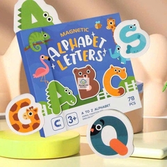 Bộ học chữ cái, chữ số nam châm, đồ chơi giáo dục Montessori cho bé vừa học vừa chơi