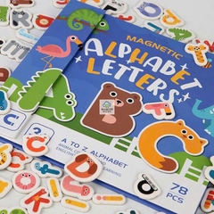 Bộ học chữ cái, chữ số nam châm, đồ chơi giáo dục Montessori cho bé vừa học vừa chơi