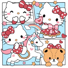 Tranh tô màu số hóa đã căng khung kèm màu, cọ size 20x20, tranh số hóa hoạt hình, bé ba, phong cảnh, loopy, cappy bara