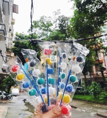 Vỉ màu nước acrylic kèm cọ, bộ dây màu nước 6 màu, 12 màu sắc nét, khay pha màu, cọ vẽ tô tượng