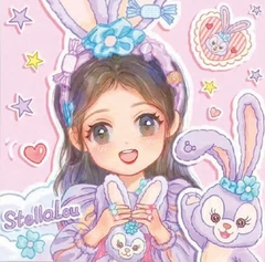 Tranh tô màu số hóa đã căng khung kèm màu, cọ size 20x20, tranh số hóa hoạt hình, bé ba, phong cảnh, loopy, cappy bara