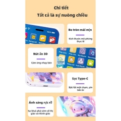Điện thoại đồ chơi trẻ em bằng tiếng việt phát nhạc, hát ru, học toán, nhại giọng có đèn Led