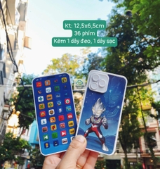 Điện thoại đồ chơi trẻ em bằng tiếng việt phát nhạc, hát ru, học toán, nhại giọng có đèn Led