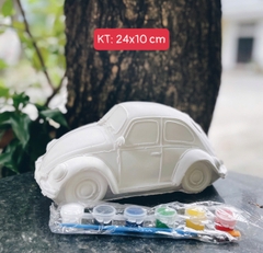 (Size to 16-23cm) Tượng thạch cao bé ba, labubu, kuromi, capybara, công chúa, siêu nhân, Set tô tượng kèm màu và bút vẽ