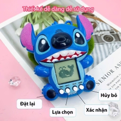 Máy game nuôi thú ảo mini labubu, stick kèm móc khóa dễ thương, rèn luyện tính kiên nhẫn và trách nhiệm
