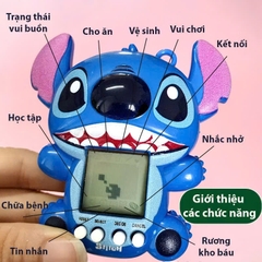 Máy game nuôi thú ảo mini labubu, stick kèm móc khóa dễ thương, rèn luyện tính kiên nhẫn và trách nhiệm