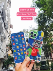 Điện thoại đồ chơi trẻ em bằng tiếng việt phát nhạc, hát ru, học toán, nhại giọng có đèn Led