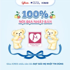 Combo 2 Lon Sữa Bột Cho Bé Glico Icreo Grow-Up (Số 1) - 820g/lon + 5 Thanh 13.6g Cải Thiện Tiêu Hóa, Hỗ Trợ Tăng Cân