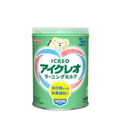 Sữa bột Cho Bé Từ 3 Tuổi Trở Lên - Glico ICREO Số 3 820g Tăng Khả Năng Hấp Thu Dinh Dưỡng, Lutein Hỗ Trợ Bảo Vệ Mắt