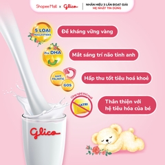 Combo 2 Lon Sữa Bột Glico Icreo Balance Milk (Icreo Số 0) (800g x2 lon) kèm 5 thanh nữa