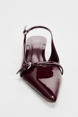 BUCKLE SLINGBACK SHOES