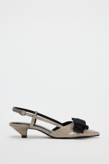 SLINGBACK SHOES WITH BOW