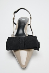 SLINGBACK SHOES WITH BOW