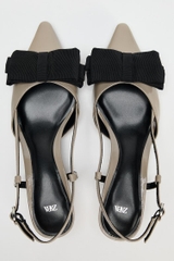 SLINGBACK SHOES WITH BOW
