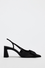 SLINGBACK HEELS WITH BOW