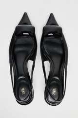 SLINGBACKS WITH HEEL DETAIL