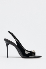 SUNʼIY LAK QOPLAMALI BALAND POSHALI SANDAL