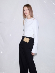 Micaela Quilted Card Holder