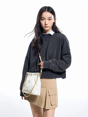 Duo Chain Handle Shoulder Bag