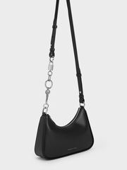Lock & Key Chain Shoulder Bag