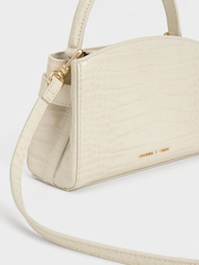 Aubrielle Croc-Effect Top Handle Bag