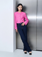 Rio Beaded Chain-Link Slingback Flats