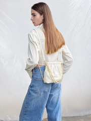 Duo Chain-Handle Two-Way Backpack