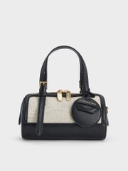 NEWEnola Canvas Two-Tone Bowling Bag