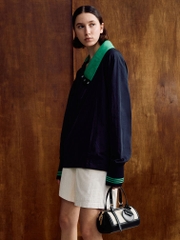 NEWEnola Canvas Two-Tone Bowling Bag