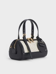 NEWEnola Canvas Two-Tone Bowling Bag