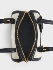 NEWEnola Canvas Two-Tone Bowling Bag