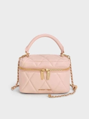 Arwen Quilted Top Handle Vanity Bag