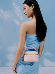 Arwen Quilted Top Handle Vanity Bag