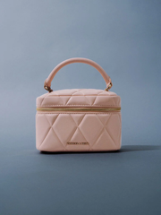 Arwen Quilted Top Handle Vanity Bag